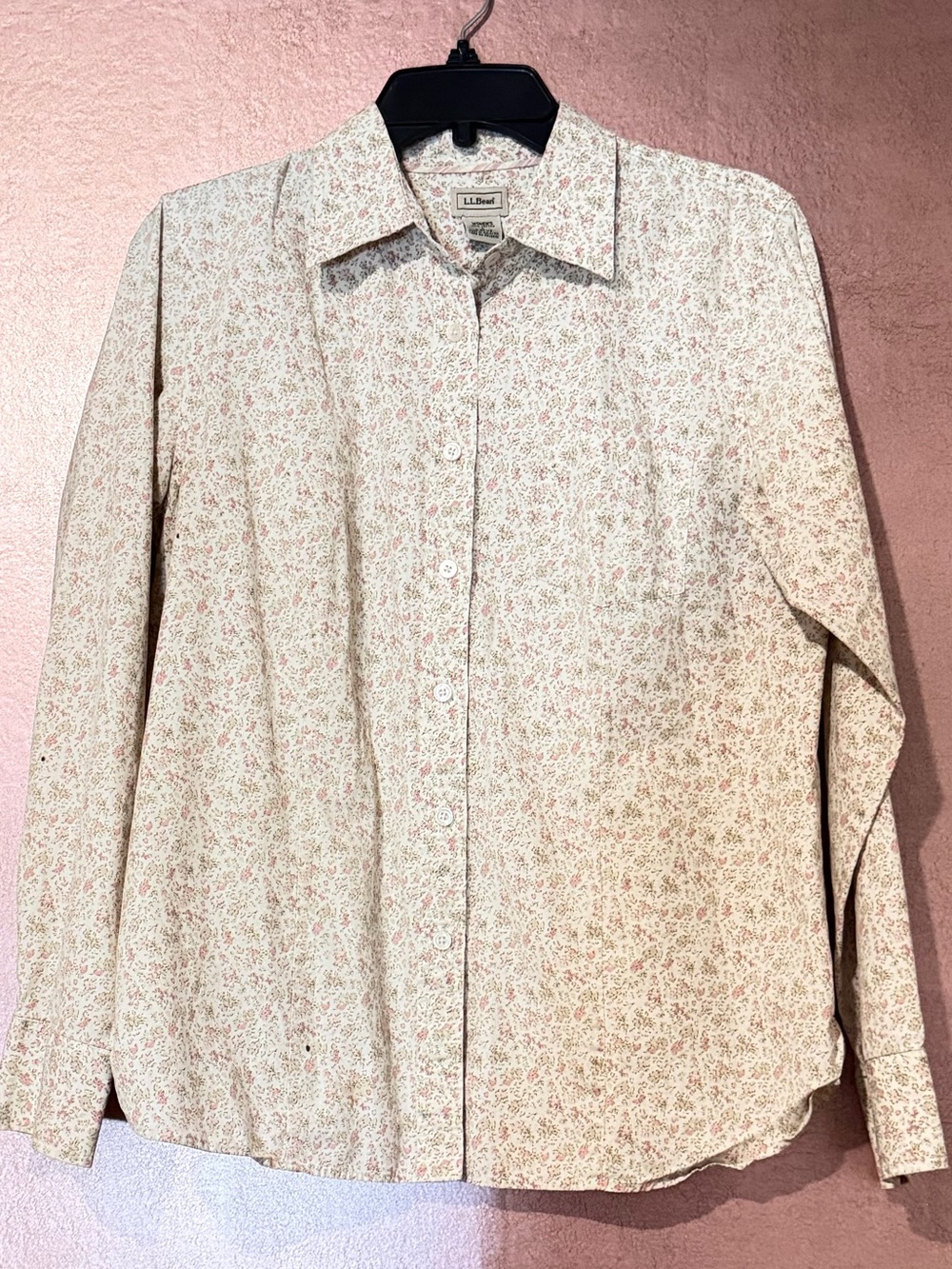 LL BEAN Button Down Long Sleeve Shirt